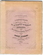 Schumann. Dichterliebe, Op. 48.  Leipzig: C.F. Peters, [1844?]